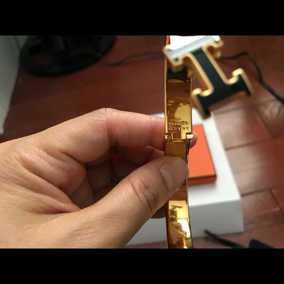 Authentic Hermes Click Clac Bracelet - Picture 3 of 4